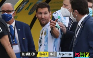 世預賽南美區重頭戲，巴西主場迎戰阿根廷，開場3分鐘被迫中斷