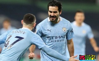 曼城客場(chǎng)5-0橫掃西布朗，藍(lán)月亮領(lǐng)先曼聯(lián)1分英超登頂